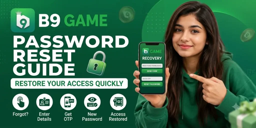 B9 Game Login Password