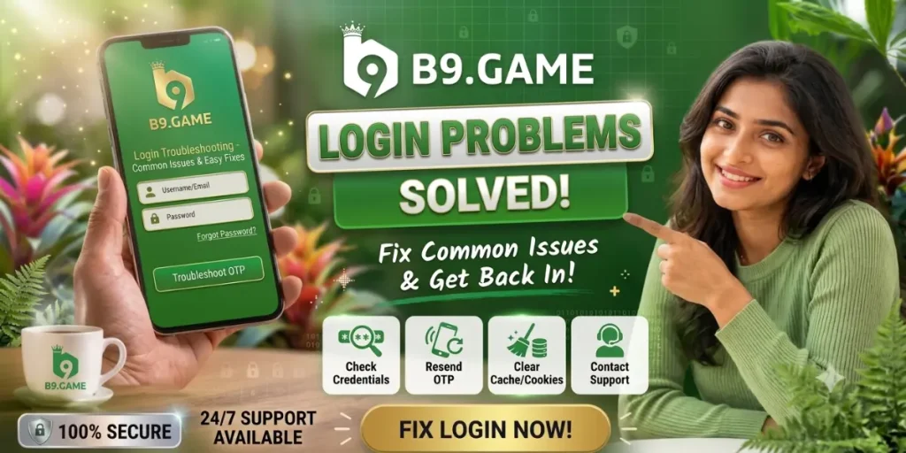 B9 Game Login Problems